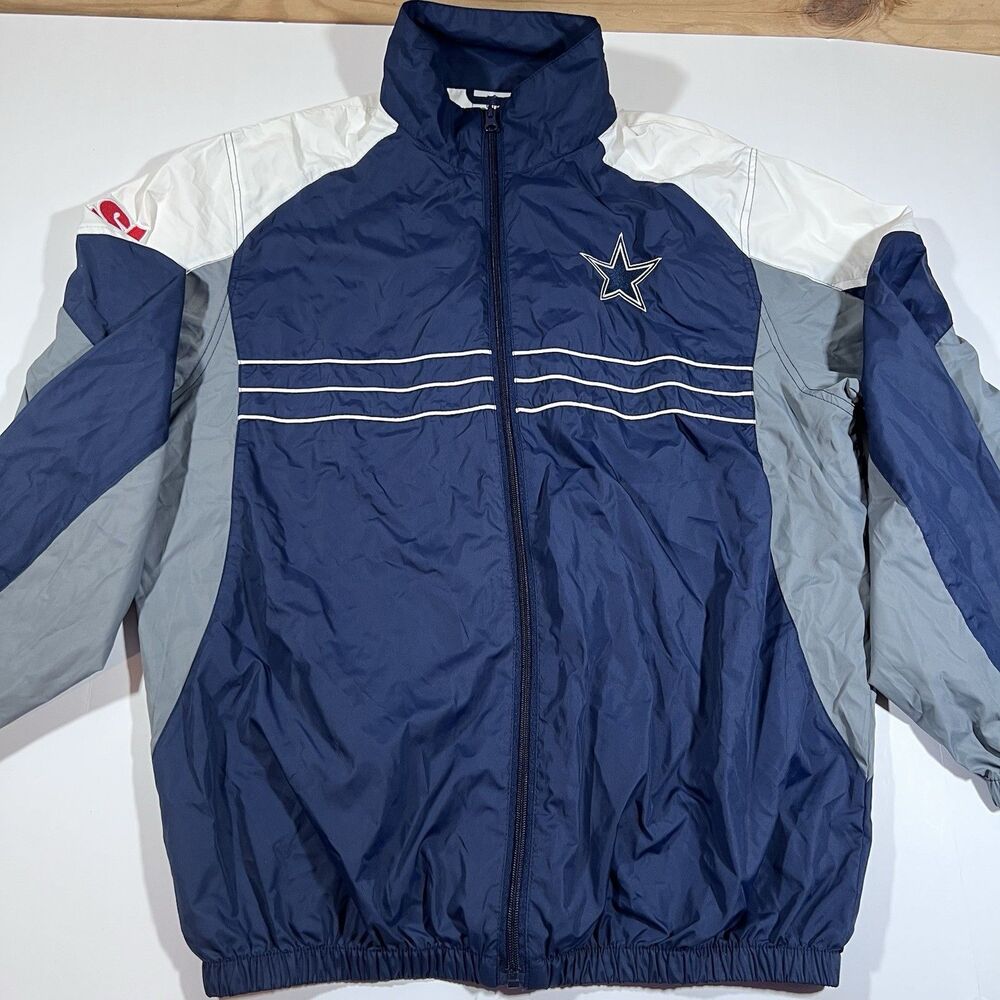 Vintage Dallas Cowboys Sports Illustrated NFL Team Apparel Windbreaker Large - Picture 5 of 10